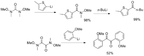 Synthons based on Weinreb–Nahm-amides