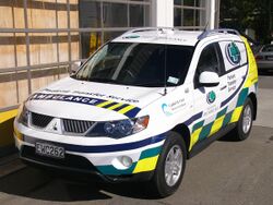 Wellington Free Ambulance Patient Transfer Car 461, Mitsubishi Outlander.jpg