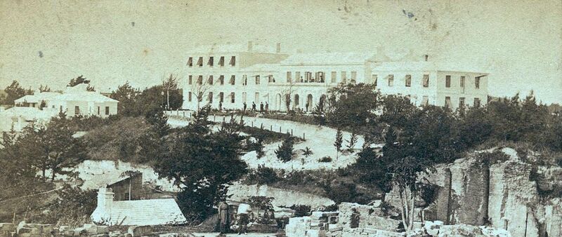 File:1875 Hamilton Hotel from Burnaby & Reid Streets, Town of Hamilton, Pembroke, Bermuda by Kilburn Brothers.jpg