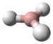 Ball-and-stick model of borane