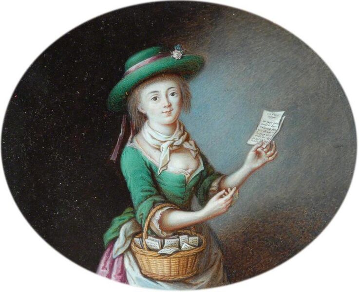 File:Girl with a Basket of Pamphlets.jpg