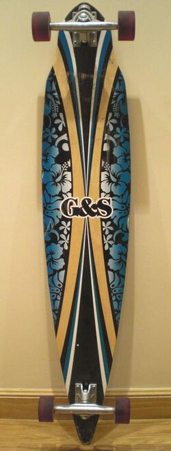 Gordon Smith Aloha Blue Pintail 44 inches Longboard.jpg