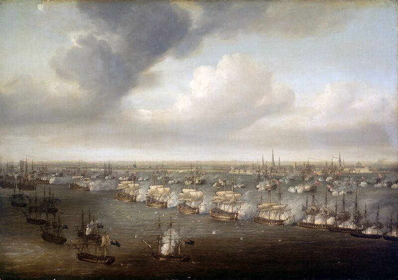 File:Nicholas Pocock - The Battle of Copenhagen, 2 April 1801.jpg