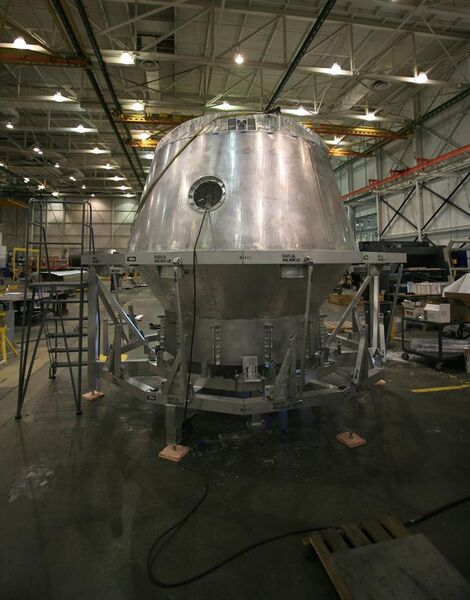 File:SpaceX factory Dragon capsule.jpg