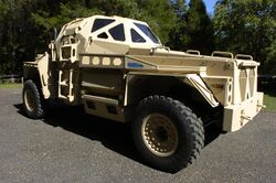 US Navy 050907-N-7676W-011 The Ultra Armored Patrol Vehicle is a research project funded by the Office of Naval Research (ONR), at the Georgia Technology Research Institute.jpg