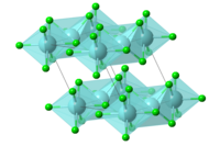 3D model of zirconium(III) chloride