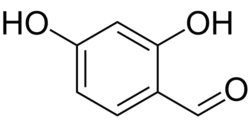 2,4-Dihydroxybenzaldehyde structurre 2.png