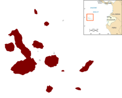 Amblyrhynchus cristatus distribution map.svg