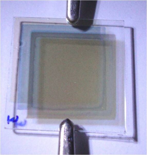 File:Electrochromic devices in bleach state, The MSU Baroda, India.jpg