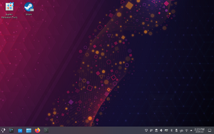 KDE Plasma 5.23 on Steam Deck Desktop screenshot.png