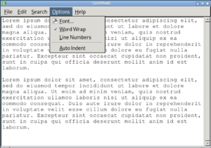 Leafpad LXQt screenshot.png