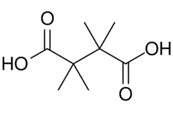 Tetramethylsuccinic acid.svg