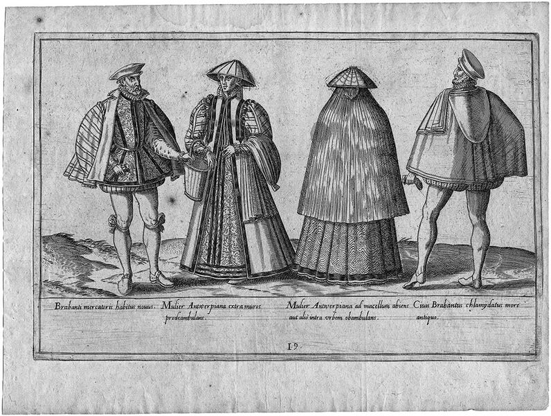 File:16th century costumes of merchants from Brabant and Antwerp.jpg