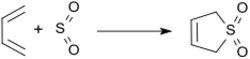 3-Sulfolen Synthese.svg