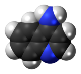 Space-filling model of the 4-aminoquinoline molecule