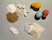 Heroin in powder/pill forms
