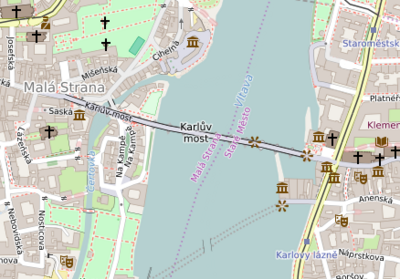 Prague - Charles Bridge - OpenStreetMap.png