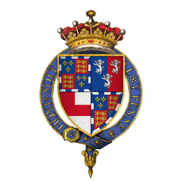 File:Quartered arms of Sir Edward Somerset, 4th Ear of Worcester, KG.png
