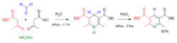 Hantzsch pyridine synthesis.svg