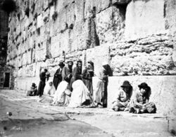 Jews at Western Wall by Felix Bonfils, 1870s.jpg