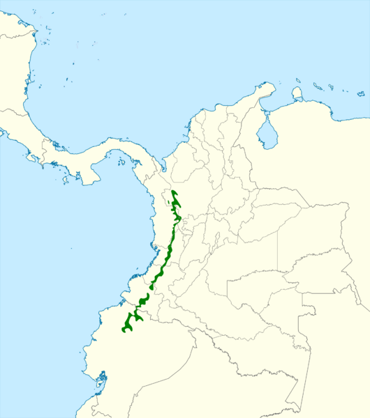 File:Oreothraupis arremonops map.svg