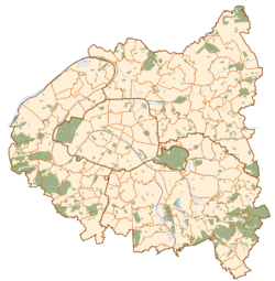 Chalais-Meudon map