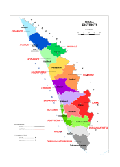 Kerala's districts