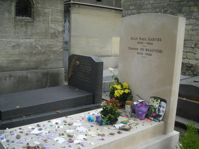 File:Sartre+Beauvoir grave.JPG