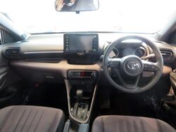 The interior of Toyota YARIS G 4WD (5BA-MXPA10-AHFGB) with GR PARTS.jpg