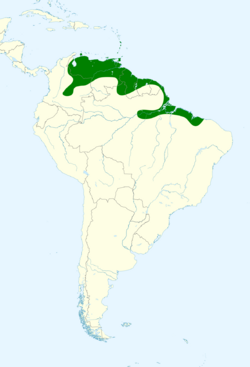 Turdus nudigenis map.svg