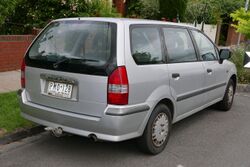 1999 Mitsubishi Nimbus (UG) GLX van (2015-11-13) 02.jpg