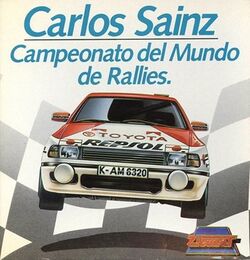 Amstrad CPC Carlos Sainz - World Rally Championship cover art.jpg