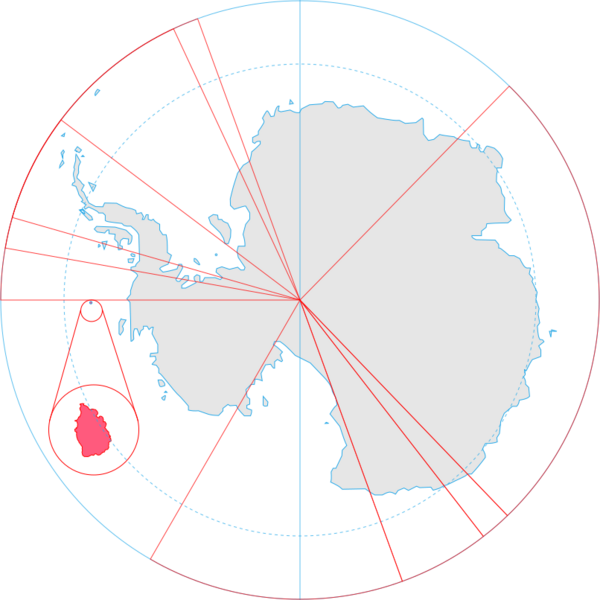 File:Antarctica, Norway territorial claim (Peter I Island).svg