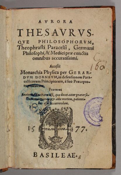 File:Aurora thesaurusque philosophorum 1577 title page.jpg