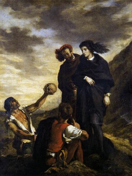 File:Eugène Delacroix - Hamlet and Horatio in the Graveyard - WGA6199.jpg