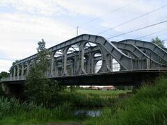 Vierendeel bridge at Grammene, Belgium