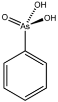 Stereo structural formula of phenylarsonic acid