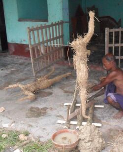 A man building statue in Rangpur,Bangladesh.jpg