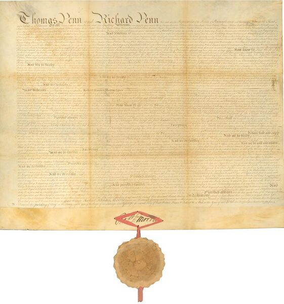 File:Charter of the College of Philadelphia (University of Pennsylvania) 1755.jpg