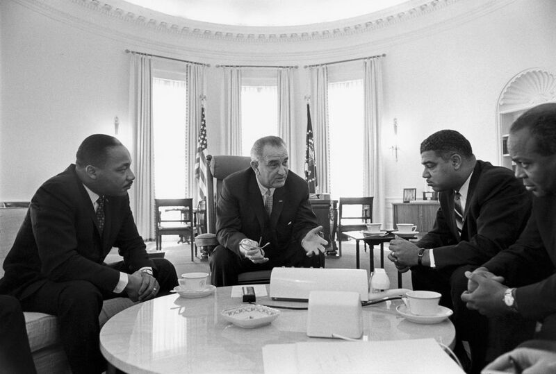 File:Lyndon Johnson meeting with civil rights leaders.jpg