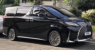 Parked Lexus LM 350 side (cropped2).jpg