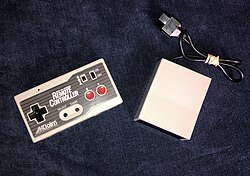 The Acclaim Remote Controller and receiver for the Nintendo Entertainment System.