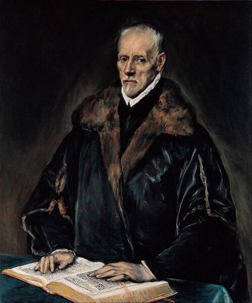 File:El Greco (Domenikos Theotokopoulos) - Portrait of Dr. Francisco de Pisa - Google Art Project.jpg