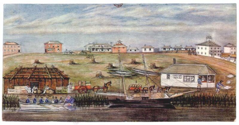 File:Landing at melbourne 1840.jpg