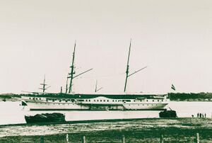 Paddle Steamer Zr Ms Gedeh (1874) after 1884.jpg