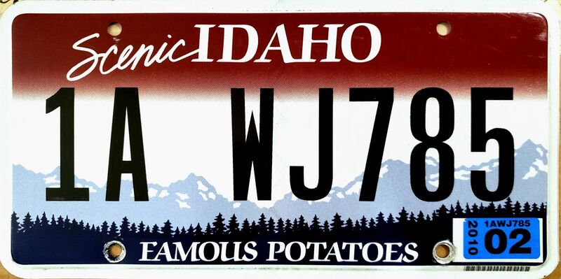 File:2010 Idaho License Plate.jpg