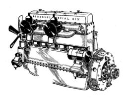 Armstrong-Siddeley Special Six engine, in Hiduminium alloy (Autocar Handbook, 13th ed, 1935).jpg