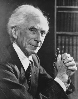 Photograph of Bertrand Russell