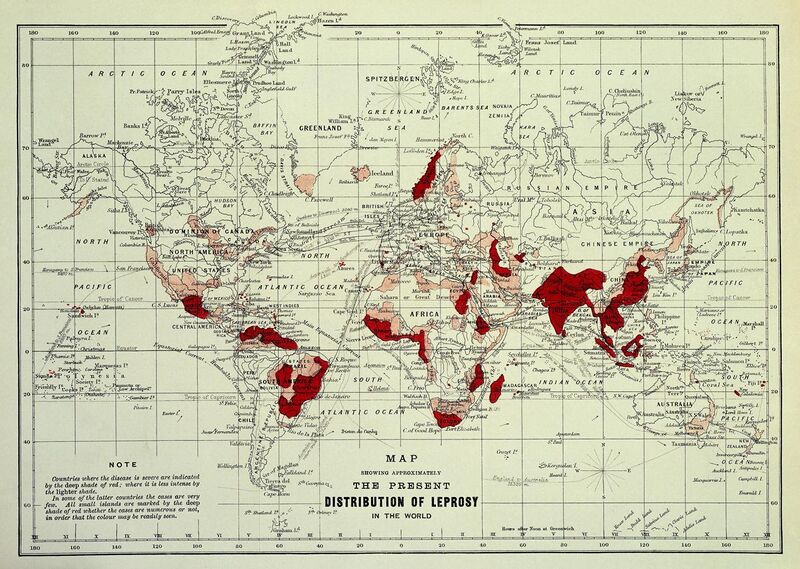 File:Distribution of leprosy around the world Wellcome L0032805.jpg