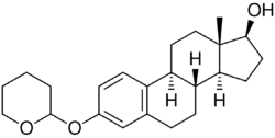 Estradiol 3-tetrahydropyranyl ether.svg